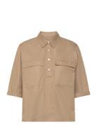 Alto Twill Hera Shirt Beige Mads Nørgaard