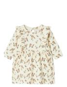 Nbfgavo Ena Ls Body Dress Lil Cream Lil'Atelier