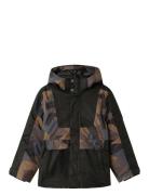 Nkmslope10 Ski Jacket Aop Fo Black Name It