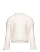 Ribbed Knit Sweater White Mango