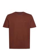 Ess Seasonal Reg Fit Solid Tee Brown Tommy Hilfiger