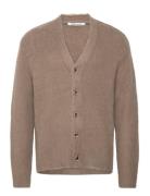 Wwtrue Mohair Cardigan Brown Wood Wood