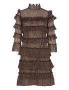 Carmine Mini Dress Brown Malina