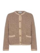 Carly Wool Blend Cardigan Beige Malina