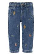 Nmmsilas Tapered Emb Jeans 6537-Be O Blue Name It