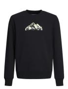 Jcomountain Logo Sweat Crew Neck Sn Jnr Black Jack & J S