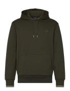 Tipped Hooded Sweatsh Khaki Fred Perry