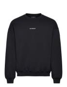 Daily Over D Crew Neck Black HAN Kjøbenhavn