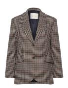 Reg Houndstooth Blazer Brown GANT