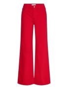 High Waist Straight Jeans Red Mango