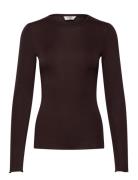 Top Wanda Wool Blend Brown Lindex