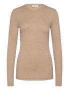 Bs Margrethe Regular Fit Top Beige Bruun & Stengade