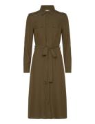 Reg Pocket Shirt Dress Khaki GANT