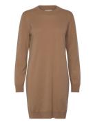 Superfine Lambswool Dress Brown GANT