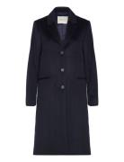Classic Tailored Wool Coat Navy GANT