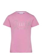 Diamante Fitted Tee Pink Juicy Couture