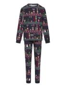 Vintage Gaming Pyjamas Kids Navy Christmas Sweats