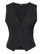 Tailored Vest Black Monki