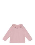 T-Shirt Ls Pink En Fant