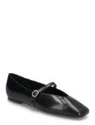 Ballerinas With Strap Jewel Detail Black Mango