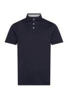 Pima Cotton Polo Navy Hackett London