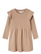 Nmfsophia Soj Ls Dress Lil Beige Lil'Atelier