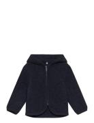 Jacket Ears Wool Fleece Navy Huttelihut