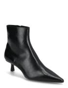 Kitten Heel Ankle Boots Black Mango