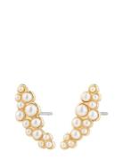 Jova Recycled Pearl Earrings Gold Pilgrim