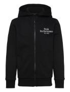 Jr Original Zip Hood Black Peak Performance