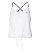 Tjw Essential Strappy Top White Tommy Jeans