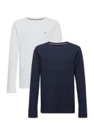 2 Pk Ls Tee Navy Tommy Hilfiger