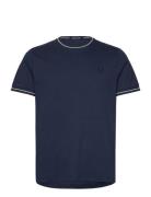 Twin Tipped T-Shirt Navy Fred Perry