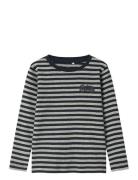 Nmmvilly Ls Slim Top Navy Name It