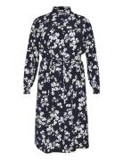 Kcalicia Shirt Dress Navy Kaffe Curve