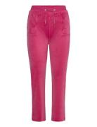 Tonal Wide Leg Jogger Pink Juicy Couture