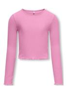 Kognella L/S O-Neck Top Jrs Noos Pink Kids Only