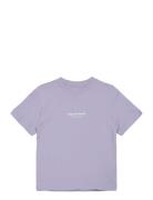 Jorvesterbro Tee Ss Crew Neck Noos Mni Purple Jack & J S