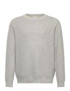 Knitted Cotton Sweater Grey Mango