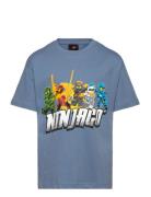 Lwtaffy 112 - T-Shirt S/S Blue LEGO Kidswear