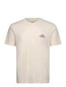 Regular Logo Tee Beige Lee Jeans