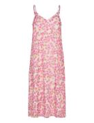 Vmsmilla Singlet Calf Dress Wvn Ga Pink Vero Moda