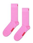 Solid Sock Pink Happy Socks