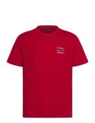 Hilfiger Stack Tee Red Tommy Hilfiger