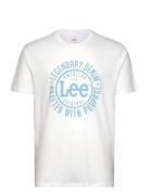 Logo Tee White Lee Jeans