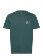 Subtle Logo Tee Green Lee Jeans