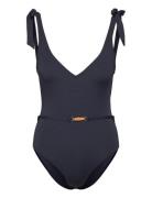 Sally V-Neck Swimsuit Navy Malina