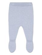 Cotton Footed Trousers Blue Mango