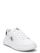 Kids Minimal Lace-Up Sneaker With Over Sole White Calvin Klein