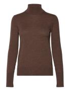 Relena Highneck Knit Brown MOS MOSH